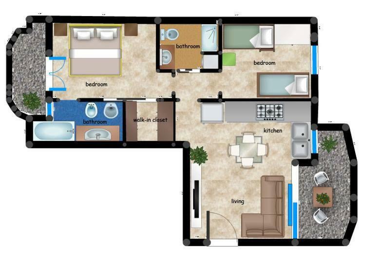 Appartamento Viserba Mare/Fiera Rimini Luaran gambar